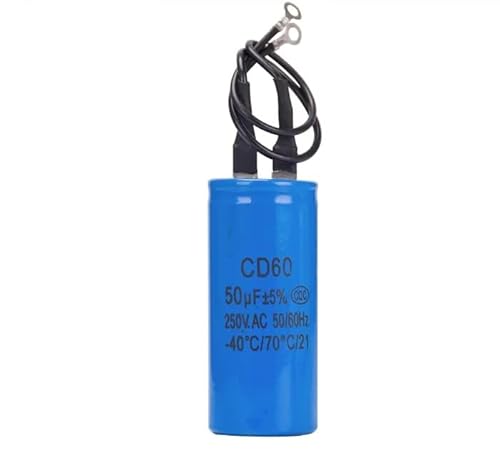ZDVHOMCB 1pc 50UF 250V AC Starting Capacitor for Heavy Duty Electronic Starter Air Compressor Red Yellow Two Wires ZDVHOMCB 1pc 50UF 250V AC Starting Capacitor for Heavy Duty Electronic Starter Air Compressor Red Yellow Two Wires von ZDVHOMCB
