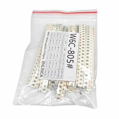 ZDVHOMCB Electronic Capacitor Set Ceramic Capacitors Assortment kit 0603 18Value 360PCS von ZDVHOMCB
