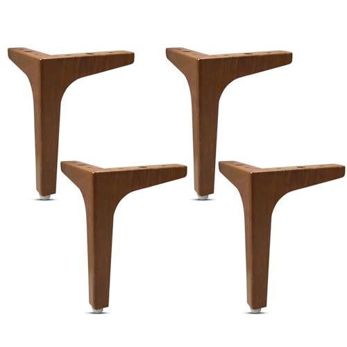 ZDXHIJNW 4 Stück Metall-Möbelbeine, dreieckige Schrankfüße, Moderne Metall-Sofa-Beine, Ersatz-Schrank-Stützbeine for Schrank, Sofa, Stuhl, Couchtisch (Size : 13cm(5.1in)) von ZDXHIJNW
