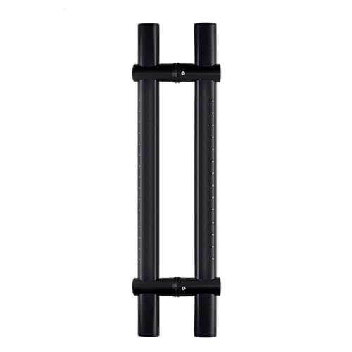 ZDXHIJNW Robuster, schwarzer Edelstahl-Push-Pull-Griff for kommerzielle Türen aus gehärtetem Glas/Schiebetürgriff, verstellbarer Lochabstand, 3 Längen (Size : 1200x900mm) von ZDXHIJNW