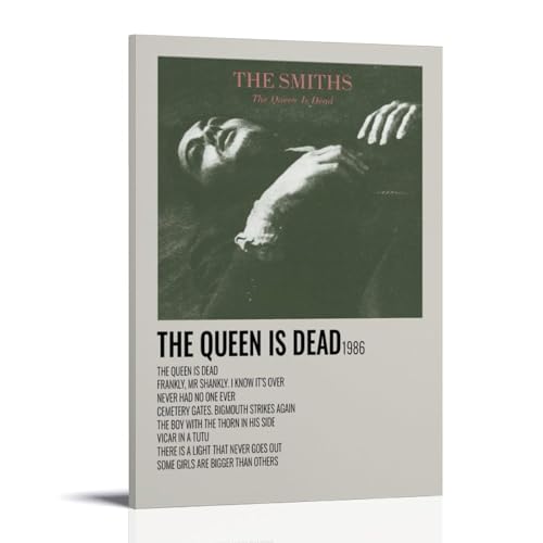 ZDXTYH Moderne ästhetische Dekodrucke für Schlafzimmer, Wohnzimmer, Büro, mit hochwertiger, lichtbeständiger Leinwand, 20 x 30 cm, "The Queen Is Dead-The Smiths" ZDXTYH Moderne ästhetische Dekodrucke für Schlafzimmer, Wohnzimmer, Büro, mit hochwertiger, lichtbeständiger Leinwand, 20 x 30 cm, "The Queen Is Dead-The Smiths" von ZDXTYH