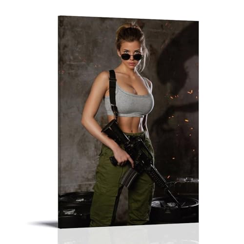 ZDXTYH Nata LeeModerner ästhetischer Deko-Druck für Schlafzimmer, Wohnzimmer, Büro, mit hochwertiger, lichtbeständiger Leinwand, 50 x 75 cm, Nata Lee von ZDXTYH