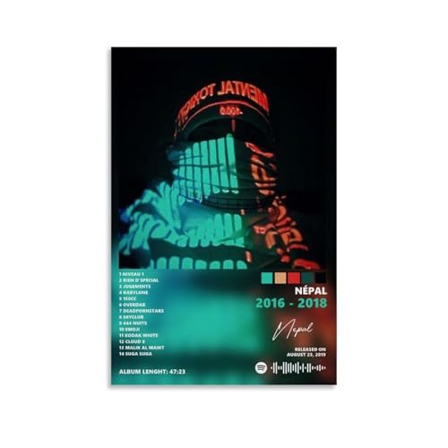 ZDXTYH Népal 2016–2018 Moderne ästhetische Dekodrucke für Schlafzimmer, Wohnzimmer, Büro, aus hochwertiger, lichtbeständiger Leinwand, 50 x 75 cm, Népal 2016–2018 von ZDXTYH