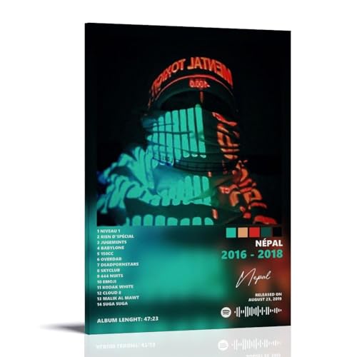 ZDXTYH Népal 2016–2018 Moderne ästhetische Dekodrucke für Schlafzimmer, Wohnzimmer, Büro, aus hochwertiger, lichtbeständiger Leinwand, 60 x 90 cm, Népal 2016–2018 von ZDXTYH