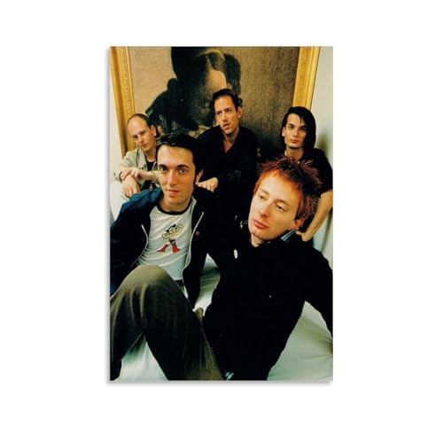 ZDXTYH OK Computer-Radiohead Moderne ästhetische Dekordrucke für Schlafzimmer, Wohnzimmer, Büro, mit hochwertiger, lichtbeständiger Leinwand, 40 x 60 cm, OK Computer-Radiohead von ZDXTYH
