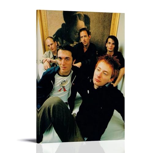 ZDXTYH OK Computer-Radiohead Moderne ästhetische Dekordrucke für Schlafzimmer, Wohnzimmer, Büro, mit hochwertiger, lichtbeständiger Leinwand, 40 x 60 cm, OK Computer-Radiohead von ZDXTYH