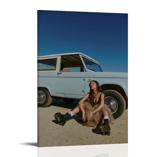 ZDXTYH Olivia Rodrigo Driving Home 2 UModern Ästhetische Dekodrucke für Schlafzimmer, Wohnzimmer, Büro, aus hochwertiger, lichtbeständiger Leinwand, 30 x 45 cm, Olivia Rodrigo Driving Home 2 U von ZDXTYH