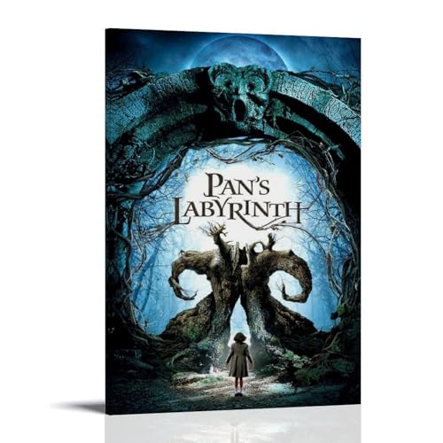 ZDXTYH Pan's LabyrinthModerne ästhetische Dekodrucke für Schlafzimmer, Wohnzimmer, Büro, mit hochwertiger, lichtbeständiger Leinwand, 30 x 45 cm, Pfannenlabyrinth von ZDXTYH