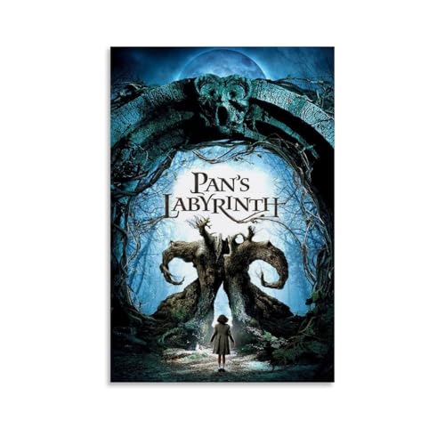 ZDXTYH Pan's LabyrinthModerne ästhetische Dekodrucke für Schlafzimmer, Wohnzimmer, Büro, mit hochwertiger, lichtbeständiger Leinwand, 60 x 90 cm, Pfannenlabyrinth von ZDXTYH
