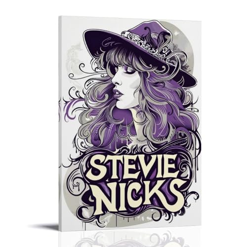ZDXTYH Stevie Nicks Moderne ästhetische Dekodrucke für Schlafzimmer, Wohnzimmer, Büro, mit hochwertiger, lichtbeständiger Leinwand, 60 x 90 cm, Stevie Nicks ZDXTYH Stevie Nicks Moderne ästhetische Dekodrucke für Schlafzimmer, Wohnzimmer, Büro, mit hochwertiger, lichtbeständiger Leinwand, 60 x 90 cm, Stevie Nicks von ZDXTYH
