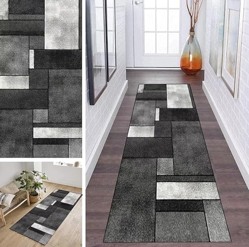 ZDYHMrj Läufer Teppich Lang Flur rutschfest Waschbar 40X160CM Küche Korridor TeppichLäufer für Flur Grau Weiß Schlafzimmer Wohnzimmer Polyester Teppichmatte Dauerhaft, Anpassbar Küchenteppich ZDYHMrj Läufer Teppich Lang Flur rutschfest Waschbar 40X160CM Küche Korridor TeppichLäufer für Flur Grau Weiß Schlafzimmer Wohnzimmer Polyester Teppichmatte Dauerhaft, Anpassbar Küchenteppich von ZDYHMrj