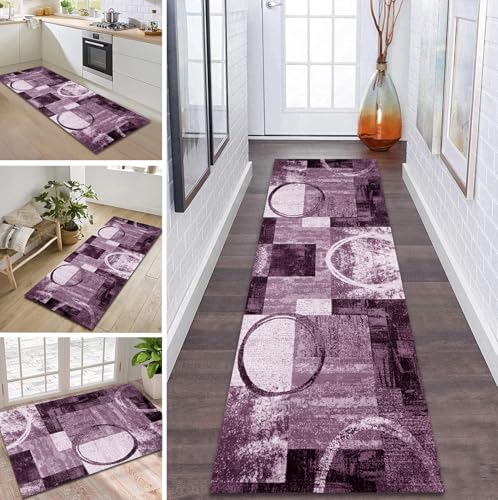 Teppich Läufer Flur Küche rutschfest waschbar Flurläufer Lang 120X450CM Kücheläufer Hellviolett Teppichmatte Meterware Bettvorleger für Flur Esszimmer Schlafzimmer Wohnzimmer Schmutzfangteppich Teppich Läufer Flur Küche rutschfest waschbar Flurläufer Lang 120X450CM Kücheläufer Hellviolett Teppichmatte Meterware Bettvorleger für Flur Esszimmer Schlafzimmer Wohnzimmer Schmutzfangteppich von ZDYHMrj