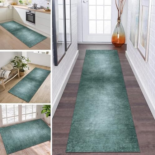 Teppich Läufer Flur Küche rutschfest waschbar Teppichläufer Lang 80X200CM Grün Grau Modern Polyester Küchenläufer Teppich Meterware Korridor Tepiche Esszimmer Eingang Wohnzimmer Schmutzfangmatte Teppich Läufer Flur Küche rutschfest waschbar Teppichläufer Lang 80X200CM Grün Grau Modern Polyester Küchenläufer Teppich Meterware Korridor Tepiche Esszimmer Eingang Wohnzimmer Schmutzfangmatte von ZDYHMrj
