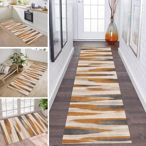 Teppich Läufer Flur Küche rutschfest waschbar Teppichläufer Lang Korridor Tepiche 70X200CM Braun Dunkelgrau Küchenteppich Meterware Bodenmatte Esszimmer Schlafzimmer Wohnzimmer Schmutzfangmatte Teppich Läufer Flur Küche rutschfest waschbar Teppichläufer Lang Korridor Tepiche 70X200CM Braun Dunkelgrau Küchenteppich Meterware Bodenmatte Esszimmer Schlafzimmer Wohnzimmer Schmutzfangmatte von ZDYHMrj