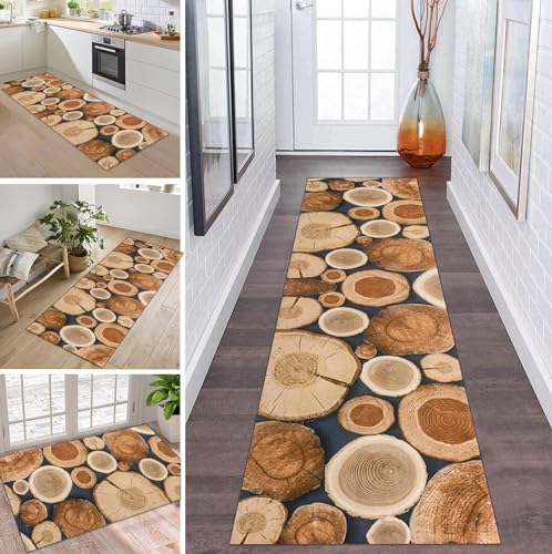 Teppich Läufer Flur Küche rutschfest waschbar Teppichläufer Lang Korridor Tepiche 90X350CM 3D Holzmaserung Küchenteppich Meterware Bodenmatte Esszimmer Schlafzimmer Wohnzimmer Schmutzfangmatte Teppich Läufer Flur Küche rutschfest waschbar Teppichläufer Lang Korridor Tepiche 90X350CM 3D Holzmaserung Küchenteppich Meterware Bodenmatte Esszimmer Schlafzimmer Wohnzimmer Schmutzfangmatte von ZDYHMrj