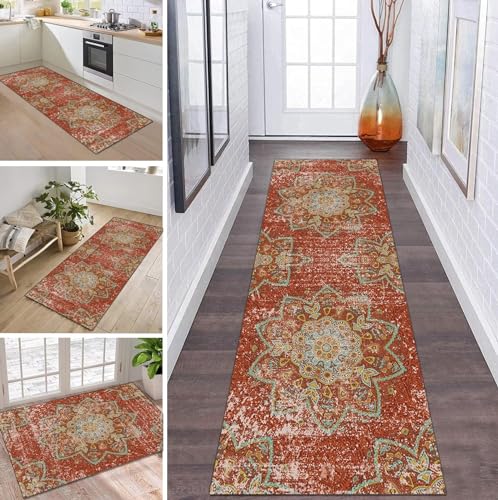 Teppich Läufer Lang Flur Küche rutschfest Waschbar Küchenläufer 40X120CM Boho Rot Grün Gelb Teppichmatten Polyester Korridor Teppichläufer Flur Wohnzimmer Schlafzimmer Schmutzfangmatte Küchenteppich Teppich Läufer Lang Flur Küche rutschfest Waschbar Küchenläufer 40X120CM Boho Rot Grün Gelb Teppichmatten Polyester Korridor Teppichläufer Flur Wohnzimmer Schlafzimmer Schmutzfangmatte Küchenteppich von ZDYHMrj
