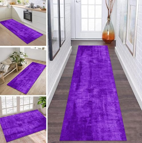 Teppich Läufer Lang Küche Flur Teppichläufer Rutschfest Waschbar Küchenläufer Teppichmatten Violett Flurmatten 70X180CM Schmutzfangmatte Meterware Flurteppich Schlafzimmer Wohnzimmer Esszimmer Teppich Läufer Lang Küche Flur Teppichläufer Rutschfest Waschbar Küchenläufer Teppichmatten Violett Flurmatten 70X180CM Schmutzfangmatte Meterware Flurteppich Schlafzimmer Wohnzimmer Esszimmer von ZDYHMrj