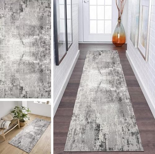 ZDYHMrj Läufer Teppich Flur Grau Dunkelgrau 60x90cm rutschfest Korridor Teppichläufer Waschbar Modern Küche Schlafzimmer Wohnzimmer Läufer Teppich Breite 40cm/ 50cm/ 60cm/ 70cm/ 80cm/ 90cm/ 100cm ZDYHMrj Läufer Teppich Flur Grau Dunkelgrau 60x90cm rutschfest Korridor Teppichläufer Waschbar Modern Küche Schlafzimmer Wohnzimmer Läufer Teppich Breite 40cm/ 50cm/ 60cm/ 70cm/ 80cm/ 90cm/ 100cm von ZDYHMrj