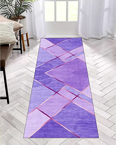 ZDYHMrj Läufer Teppich Lang Flur rutschfest Waschbar 100X200CM Küche Korridor TeppichLäufer für Flur Lila Schlafzimmer Wohnzimmer Polyester Teppichmatte Dauerhaft, Anpassbar Küchenteppich Meterware ZDYHMrj Läufer Teppich Lang Flur rutschfest Waschbar 100X200CM Küche Korridor TeppichLäufer für Flur Lila Schlafzimmer Wohnzimmer Polyester Teppichmatte Dauerhaft, Anpassbar Küchenteppich Meterware von ZDYHMrj