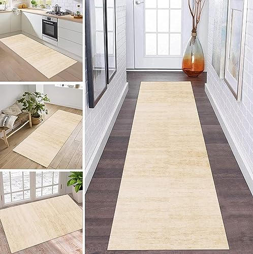 ZDYHMrj Läufer Teppich Lang Flur rutschfest Waschbar 60X110CM Küche Korridor TeppichLäufer für Flur Beige Schlafzimmer Wohnzimmer Polyester Teppichmatte Dauerhaft, Anpassbar Küchenteppich Meterware ZDYHMrj Läufer Teppich Lang Flur rutschfest Waschbar 60X110CM Küche Korridor TeppichLäufer für Flur Beige Schlafzimmer Wohnzimmer Polyester Teppichmatte Dauerhaft, Anpassbar Küchenteppich Meterware von ZDYHMrj
