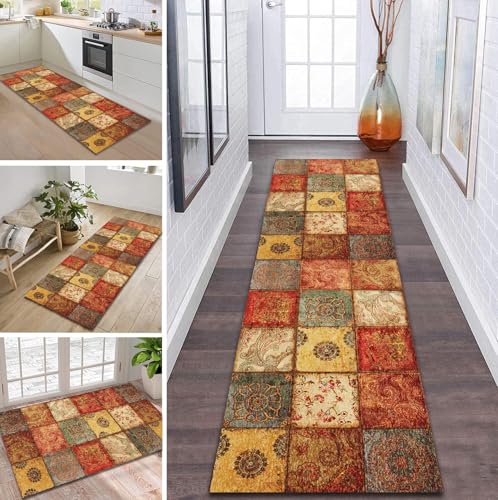 ZDYHMrj Läufer Teppich Lang Flur rutschfest Waschbar Küche Korridor Teppichläufer Vintage Boho 40X180CM Lange Teppichmatten Küchenläufer Wohnzimmer Kinderzimmer Anpassbare Küchenteppich Meterware ZDYHMrj Läufer Teppich Lang Flur rutschfest Waschbar Küche Korridor Teppichläufer Vintage Boho 40X180CM Lange Teppichmatten Küchenläufer Wohnzimmer Kinderzimmer Anpassbare Küchenteppich Meterware von ZDYHMrj