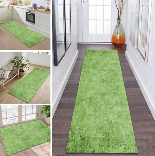 ZDYHMrj Teppich Läufer Flur Küche rutschfest waschbar Flurläufer Lang 120X450CM Kücheläufer Grün Teppichmatte Meterware Bettvorleger für Flur Esszimmer Schlafzimmer Wohnzimmer Schmutzfangteppich ZDYHMrj Teppich Läufer Flur Küche rutschfest waschbar Flurläufer Lang 120X450CM Kücheläufer Grün Teppichmatte Meterware Bettvorleger für Flur Esszimmer Schlafzimmer Wohnzimmer Schmutzfangteppich von ZDYHMrj
