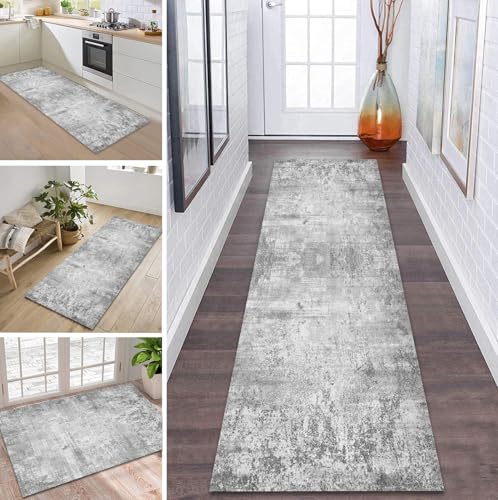 ZDYHMrj Teppich Läufer Flur Küche rutschfest waschbar Flurläufer Lang 120X500CM Kücheläufer Grau Teppichmatte Meterware Bettvorleger für Flur Esszimmer Schlafzimmer Wohnzimmer Schmutzfangteppich ZDYHMrj Teppich Läufer Flur Küche rutschfest waschbar Flurläufer Lang 120X500CM Kücheläufer Grau Teppichmatte Meterware Bettvorleger für Flur Esszimmer Schlafzimmer Wohnzimmer Schmutzfangteppich von ZDYHMrj