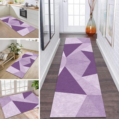 ZDYHMrj Teppich Läufer Flur Küche rutschfest waschbar Flurläufer Lang 120X500CM Kücheläufer Violett Teppichmatte Meterware Bettvorleger für Flur Esszimmer Schlafzimmer Wohnzimmer Schmutzfangteppich ZDYHMrj Teppich Läufer Flur Küche rutschfest waschbar Flurläufer Lang 120X500CM Kücheläufer Violett Teppichmatte Meterware Bettvorleger für Flur Esszimmer Schlafzimmer Wohnzimmer Schmutzfangteppich von ZDYHMrj