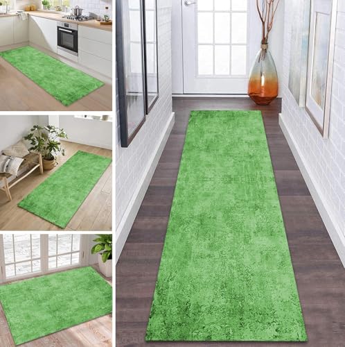 ZDYHMrj Teppich Läufer Flur Küche rutschfest waschbar Flurläufer Lang 70X150CM Kücheläufer Dunkelgrün Teppichmatte Meterware Bettvorleger für Flur Esszimmer Schlafzimmer Wohnzimmer Schmutzfangteppich ZDYHMrj Teppich Läufer Flur Küche rutschfest waschbar Flurläufer Lang 70X150CM Kücheläufer Dunkelgrün Teppichmatte Meterware Bettvorleger für Flur Esszimmer Schlafzimmer Wohnzimmer Schmutzfangteppich von ZDYHMrj