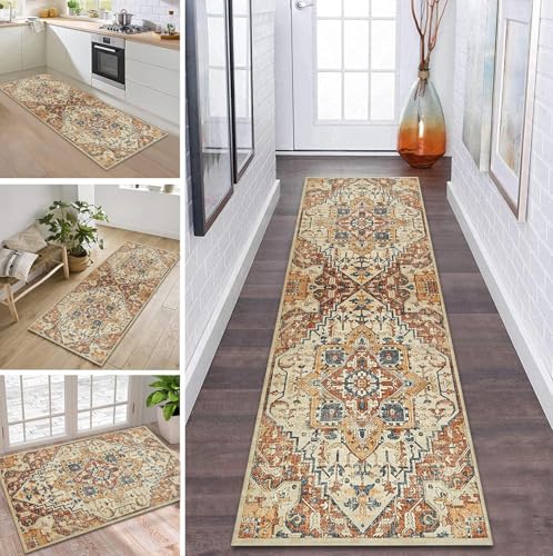 ZDYHMrj Teppich Läufer Flur Küche rutschfest waschbar Flurläufer Lang 80X450CM Kücheläufer Bunt Boho Teppichmatte Meterware Bettvorleger für Flur Esszimmer Schlafzimmer Wohnzimmer Schmutzfangteppich ZDYHMrj Teppich Läufer Flur Küche rutschfest waschbar Flurläufer Lang 80X450CM Kücheläufer Bunt Boho Teppichmatte Meterware Bettvorleger für Flur Esszimmer Schlafzimmer Wohnzimmer Schmutzfangteppich von ZDYHMrj