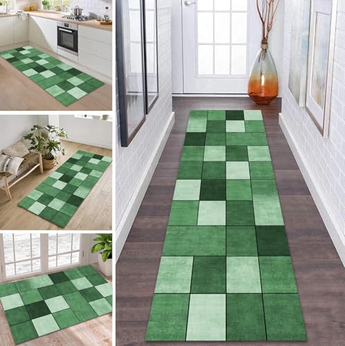 ZDYHMrj Teppich Läufer Flur Küche rutschfest waschbar Teppichläufer Lang 80X350CM Grün Modern Design Meterware Korridor Tepiche Esszimmer Schlafzimmer Wohnzimmer Schmutzfangmatte ZDYHMrj Teppich Läufer Flur Küche rutschfest waschbar Teppichläufer Lang 80X350CM Grün Modern Design Meterware Korridor Tepiche Esszimmer Schlafzimmer Wohnzimmer Schmutzfangmatte von ZDYHMrj