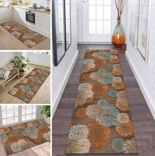 ZDYHMrj Teppich Läufer Flur rutschfest 100X150CM 3D Blumen Küchenteppich Waschbar Flurläufer Modern Teppichläufer, Korridor Teppich Läufer für Flur, Küche, Eingang, Wohnzimmer Schmutzfangteppich ZDYHMrj Teppich Läufer Flur rutschfest 100X150CM 3D Blumen Küchenteppich Waschbar Flurläufer Modern Teppichläufer, Korridor Teppich Läufer für Flur, Küche, Eingang, Wohnzimmer Schmutzfangteppich von ZDYHMrj
