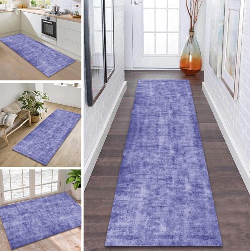 ZDYHMrj Teppich Läufer Flur rutschfest 100X180CM Violett Küchenteppich Waschbar Flurläufer Modern Teppichläufer, Korridor Teppich Läufer für Flur, Küche, Eingang, Wohnzimmer Schmutzfangteppich ZDYHMrj Teppich Läufer Flur rutschfest 100X180CM Violett Küchenteppich Waschbar Flurläufer Modern Teppichläufer, Korridor Teppich Läufer für Flur, Küche, Eingang, Wohnzimmer Schmutzfangteppich von ZDYHMrj