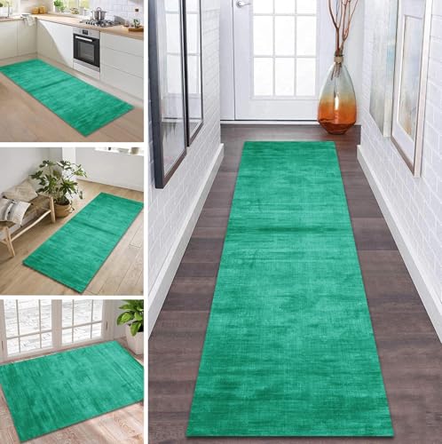 ZDYHMrj Teppich Läufer Flur rutschfest 110X500CM Grün Küchenteppich Waschbar Flurläufer Modern Teppichläufer, Korridor Teppich Läufer für Flur, Küche, Eingang, Wohnzimmer Schmutzfangteppich ZDYHMrj Teppich Läufer Flur rutschfest 110X500CM Grün Küchenteppich Waschbar Flurläufer Modern Teppichläufer, Korridor Teppich Läufer für Flur, Küche, Eingang, Wohnzimmer Schmutzfangteppich von ZDYHMrj