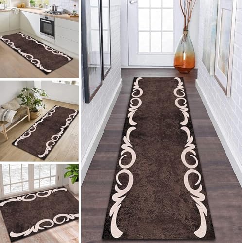 ZDYHMrj Teppich Läufer Flur rutschfest 120X350CM Abstrakt Küchenteppich Waschbar Flurläufer Modern Teppichläufer, Korridor Teppich Läufer für Flur, Küche, Eingang, Wohnzimmer Schmutzfangteppich ZDYHMrj Teppich Läufer Flur rutschfest 120X350CM Abstrakt Küchenteppich Waschbar Flurläufer Modern Teppichläufer, Korridor Teppich Läufer für Flur, Küche, Eingang, Wohnzimmer Schmutzfangteppich von ZDYHMrj