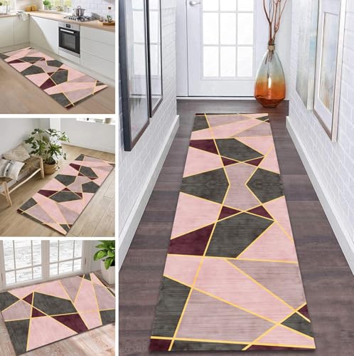 ZDYHMrj Teppich Läufer Flur rutschfest 120X500CM Abstrakt Küchenteppich Waschbar Flurläufer Modern Teppichläufer, Korridor Teppich Läufer für Flur, Küche, Eingang, Wohnzimmer Schmutzfangteppich ZDYHMrj Teppich Läufer Flur rutschfest 120X500CM Abstrakt Küchenteppich Waschbar Flurläufer Modern Teppichläufer, Korridor Teppich Läufer für Flur, Küche, Eingang, Wohnzimmer Schmutzfangteppich von ZDYHMrj