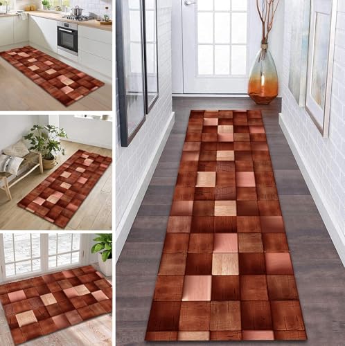 ZDYHMrj Teppich Läufer Flur rutschfest 50X100CM 3D Geometrie Küchenteppich Waschbar Flurläufer Modern Teppichläufer, Korridor Teppich Läufer für Flur, Küche, Eingang, Wohnzimmer Schmutzfangteppich ZDYHMrj Teppich Läufer Flur rutschfest 50X100CM 3D Geometrie Küchenteppich Waschbar Flurläufer Modern Teppichläufer, Korridor Teppich Läufer für Flur, Küche, Eingang, Wohnzimmer Schmutzfangteppich von ZDYHMrj