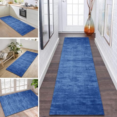 ZDYHMrj Teppich Läufer Flur rutschfest 50X100CM Dunkelblau Küchenteppich Waschbar Flurläufer Modern Teppichläufer, Korridor Teppich Läufer für Flur, Küche, Eingang, Wohnzimmer Schmutzfangteppich ZDYHMrj Teppich Läufer Flur rutschfest 50X100CM Dunkelblau Küchenteppich Waschbar Flurläufer Modern Teppichläufer, Korridor Teppich Läufer für Flur, Küche, Eingang, Wohnzimmer Schmutzfangteppich von ZDYHMrj