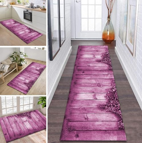 ZDYHMrj Teppich Läufer Flur rutschfest 50X250CM Rosa Küchenteppich Waschbar Flurläufer Modern Teppichläufer, Korridor Teppich Läufer für Flur, Küche, Eingang, Wohnzimmer Schmutzfangteppich ZDYHMrj Teppich Läufer Flur rutschfest 50X250CM Rosa Küchenteppich Waschbar Flurläufer Modern Teppichläufer, Korridor Teppich Läufer für Flur, Küche, Eingang, Wohnzimmer Schmutzfangteppich von ZDYHMrj