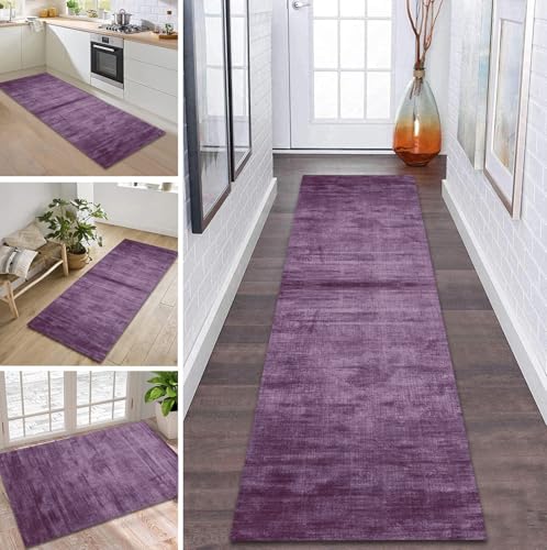 ZDYHMrj Teppich Läufer Flur rutschfest 50X90CM Violett Küchenteppich Waschbar Flurläufer Modern Teppichläufer, Korridor Teppich Läufer für Flur, Küche, Eingang, Wohnzimmer Schmutzfangteppich ZDYHMrj Teppich Läufer Flur rutschfest 50X90CM Violett Küchenteppich Waschbar Flurläufer Modern Teppichläufer, Korridor Teppich Läufer für Flur, Küche, Eingang, Wohnzimmer Schmutzfangteppich von ZDYHMrj
