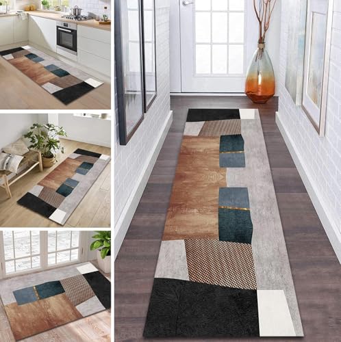 ZDYHMrj Teppich Läufer Flur rutschfest 60X110CM 3D-Abstraktion Küchenteppich Waschbar Flurläufer Modern Teppichläufer, Korridor Teppich Läufer für Flur, Küche, Eingang, Wohnzimmer Schmutzfangteppich ZDYHMrj Teppich Läufer Flur rutschfest 60X110CM 3D-Abstraktion Küchenteppich Waschbar Flurläufer Modern Teppichläufer, Korridor Teppich Läufer für Flur, Küche, Eingang, Wohnzimmer Schmutzfangteppich von ZDYHMrj