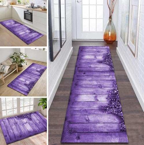 ZDYHMrj Teppich Läufer Flur rutschfest 60X450CM Violett Küchenteppich Waschbar Flurläufer Modern Teppichläufer, Korridor Teppich Läufer für Flur, Küche, Eingang, Wohnzimmer Schmutzfangteppich ZDYHMrj Teppich Läufer Flur rutschfest 60X450CM Violett Küchenteppich Waschbar Flurläufer Modern Teppichläufer, Korridor Teppich Läufer für Flur, Küche, Eingang, Wohnzimmer Schmutzfangteppich von ZDYHMrj