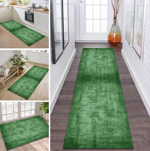 ZDYHMrj Teppich Läufer Flur rutschfest 60X80CM Dunkelgrün Küchenteppich Waschbar Flurläufer Modern Teppichläufer, Korridor Teppich Läufer für Flur, Küche, Eingang, Wohnzimmer Schmutzfangteppich ZDYHMrj Teppich Läufer Flur rutschfest 60X80CM Dunkelgrün Küchenteppich Waschbar Flurläufer Modern Teppichläufer, Korridor Teppich Läufer für Flur, Küche, Eingang, Wohnzimmer Schmutzfangteppich von ZDYHMrj