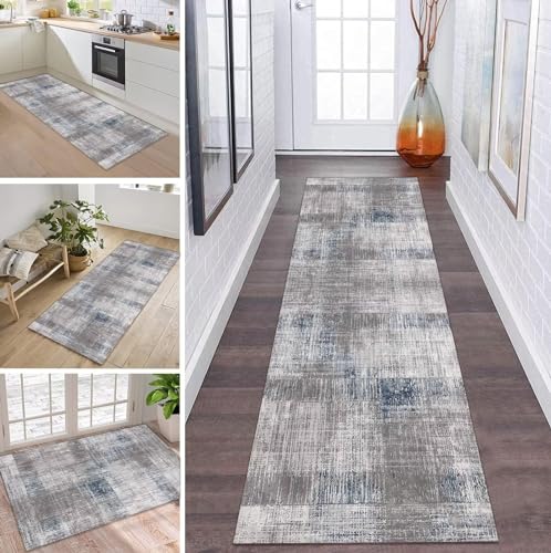 ZDYHMrj Teppich Läufer Lang Flur Küche rutschfest Waschbar Küchenläufer 60X400CM Grau Blau Teppichmatten Polyester Korridor Teppichläufer Flur Wohnzimmer Schlafzimmer Schmutzfangmatte Küchenteppich ZDYHMrj Teppich Läufer Lang Flur Küche rutschfest Waschbar Küchenläufer 60X400CM Grau Blau Teppichmatten Polyester Korridor Teppichläufer Flur Wohnzimmer Schlafzimmer Schmutzfangmatte Küchenteppich von ZDYHMrj