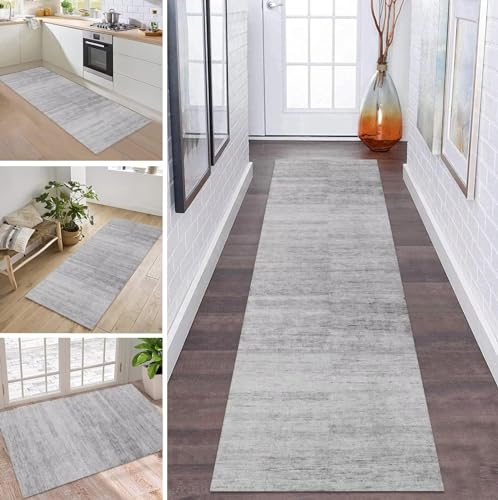 ZDYHMrj Teppich Läufer Lang Flur Küche rutschfest Waschbar Küchenläufer 90X450CM Grau 3D Teppichmatten Polyester Korridor Teppichläufer Flur Wohnzimmer Schlafzimmer Schmutzfangmatte Küchenteppich ZDYHMrj Teppich Läufer Lang Flur Küche rutschfest Waschbar Küchenläufer 90X450CM Grau 3D Teppichmatten Polyester Korridor Teppichläufer Flur Wohnzimmer Schlafzimmer Schmutzfangmatte Küchenteppich von ZDYHMrj