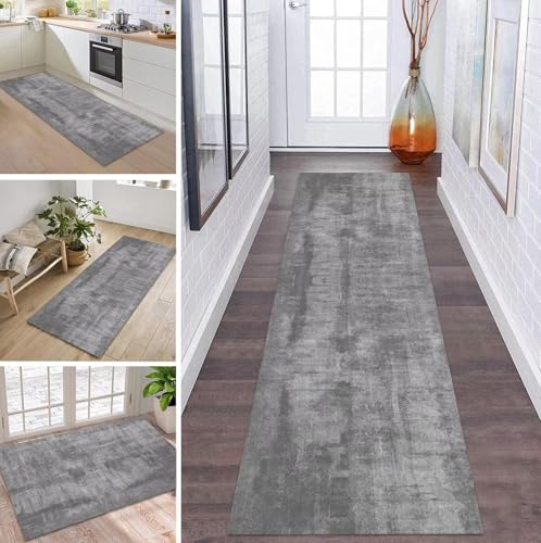 ZDYHMrj Teppich Läufer Lang Küche Flur Teppichläufer rutschfest Waschbar Küchenläufer Teppichmatten Grau Flurmatten 90X180CM Schmutzfangmatte Meterware Flurteppich Schlafzimmer Wohnzimmer Esszimmer ZDYHMrj Teppich Läufer Lang Küche Flur Teppichläufer rutschfest Waschbar Küchenläufer Teppichmatten Grau Flurmatten 90X180CM Schmutzfangmatte Meterware Flurteppich Schlafzimmer Wohnzimmer Esszimmer von ZDYHMrj