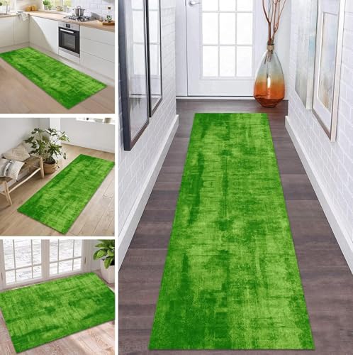 ZDYHMrj Teppich Läufer Lang Küche Flur Teppichläufer rutschfest Waschbar Küchenläufer Teppichmatten Grün Flurmatten 40X60CM Schmutzfangmatte Meterware Flurteppich Schlafzimmer Wohnzimmer Esszimmer ZDYHMrj Teppich Läufer Lang Küche Flur Teppichläufer rutschfest Waschbar Küchenläufer Teppichmatten Grün Flurmatten 40X60CM Schmutzfangmatte Meterware Flurteppich Schlafzimmer Wohnzimmer Esszimmer von ZDYHMrj