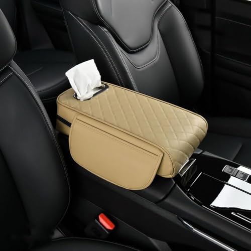 ZDYTPATX Auto Armlehnenkissen FüR Corvette C6 Z06/ZR1 LS9 LS7, Armlehnen Polster Mittelkonsole Bezug Komfortabler Weich Mit Taschen Und Taschentuchbox Pad,Beige ZDYTPATX Auto Armlehnenkissen FüR Corvette C6 Z06/ZR1 LS9 LS7, Armlehnen Polster Mittelkonsole Bezug Komfortabler Weich Mit Taschen Und Taschentuchbox Pad,Beige von ZDYTPATX