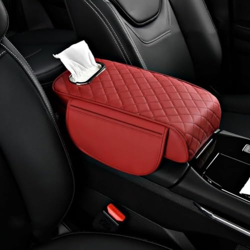 ZDYTPATX Auto Armlehnenkissen FüR Jeep Grand Cherokee 5 Seats 2022 2023 2024, Armlehnen Polster Mittelkonsole Bezug Komfortabler Weich Mit Taschen Und Taschentuchbox Pad,Red ZDYTPATX Auto Armlehnenkissen FüR Jeep Grand Cherokee 5 Seats 2022 2023 2024, Armlehnen Polster Mittelkonsole Bezug Komfortabler Weich Mit Taschen Und Taschentuchbox Pad,Red von ZDYTPATX