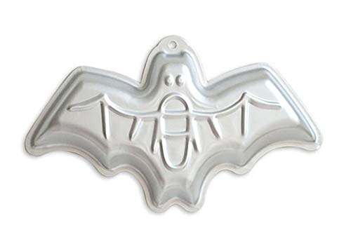 ZDYWY 30,5 cm große Fledermaus-förmige Aluminium-3D-Backform, Kuchenform, Geburtstagskuchenform für Halloween – Fledermaus von ZDYWY